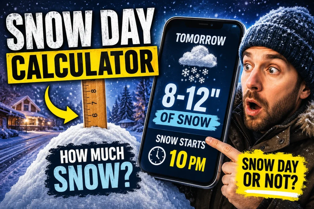 Snow Day Calculator USA