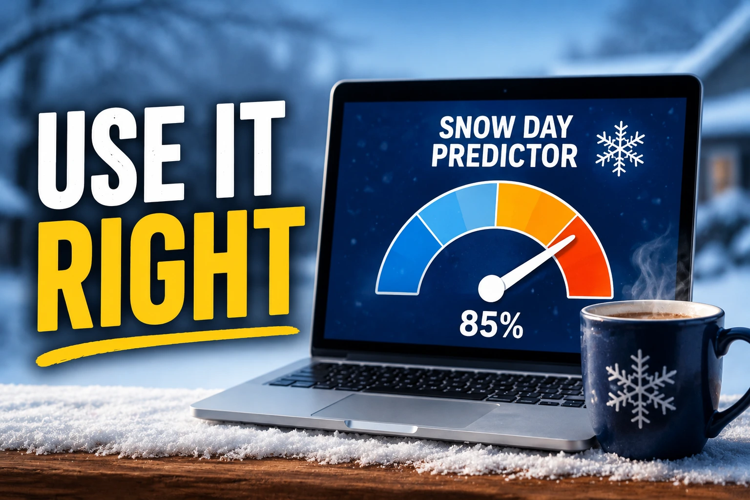 How to Use a Snow Day Predictor Effectively