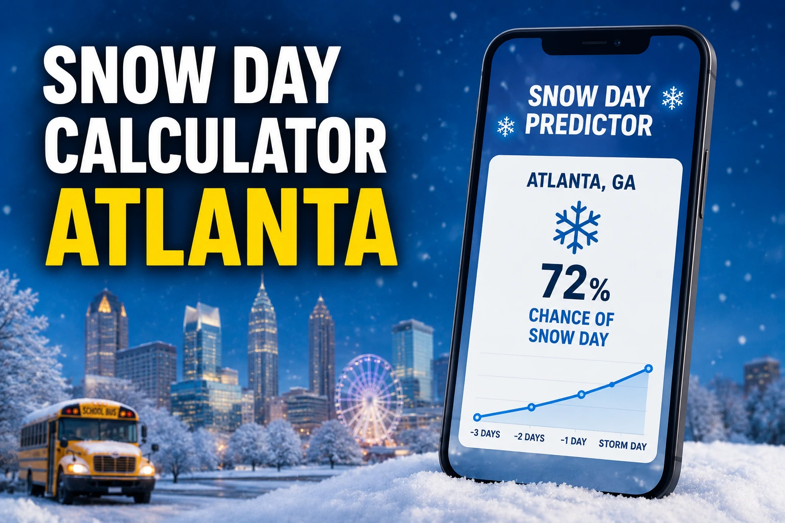 Snow Day Calculator Atlanta
