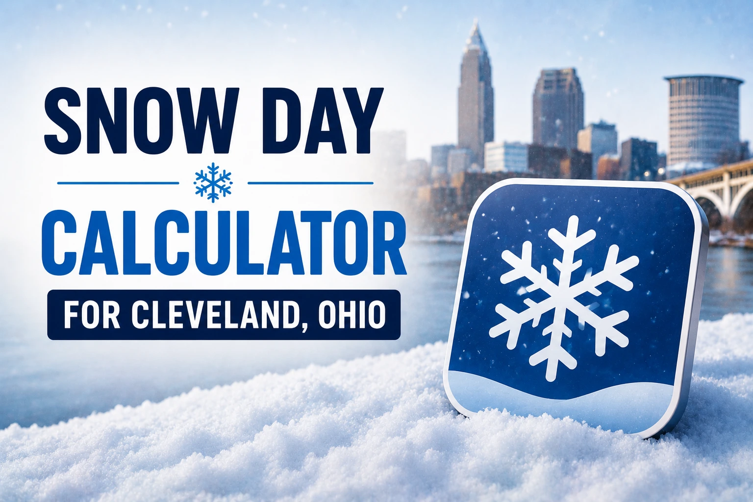 Snow Day Calculator for Cleveland, Ohio